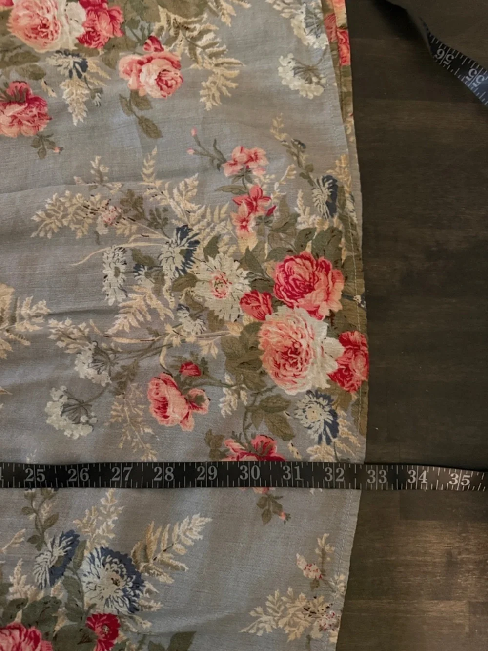 Denim & Supply Ralph Lauren Blue Floral Mini Babydoll Dress Size Medium